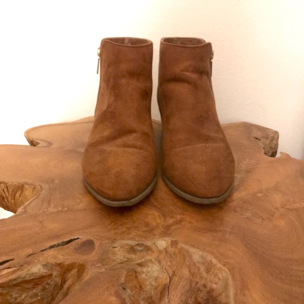 Express Tan Booties